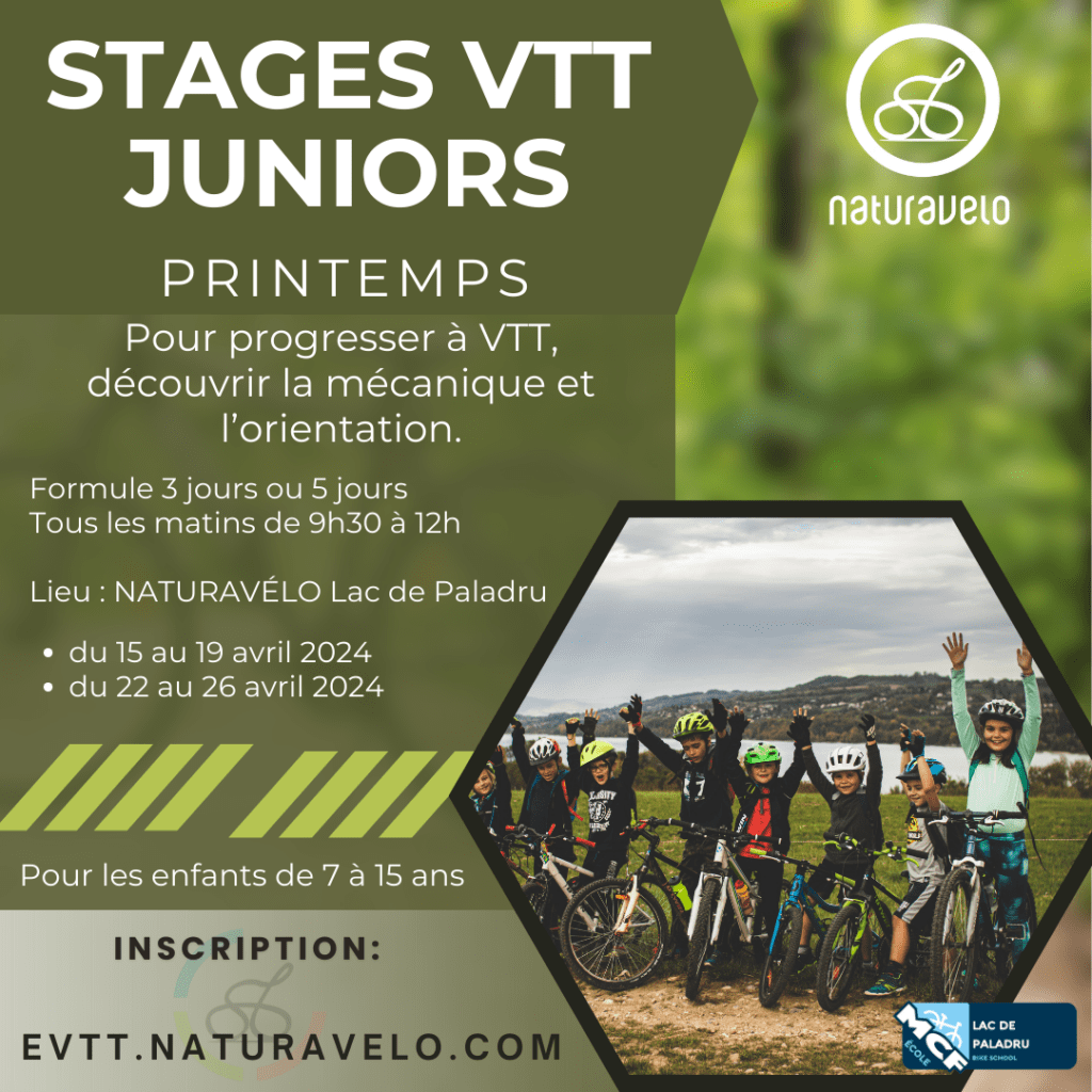 Stages VTT junior - Vacances de pâques